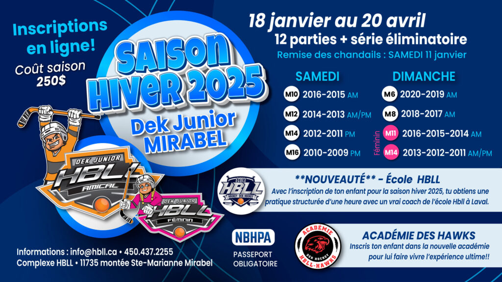 Affiche Junior Hiver2025 Mirabel