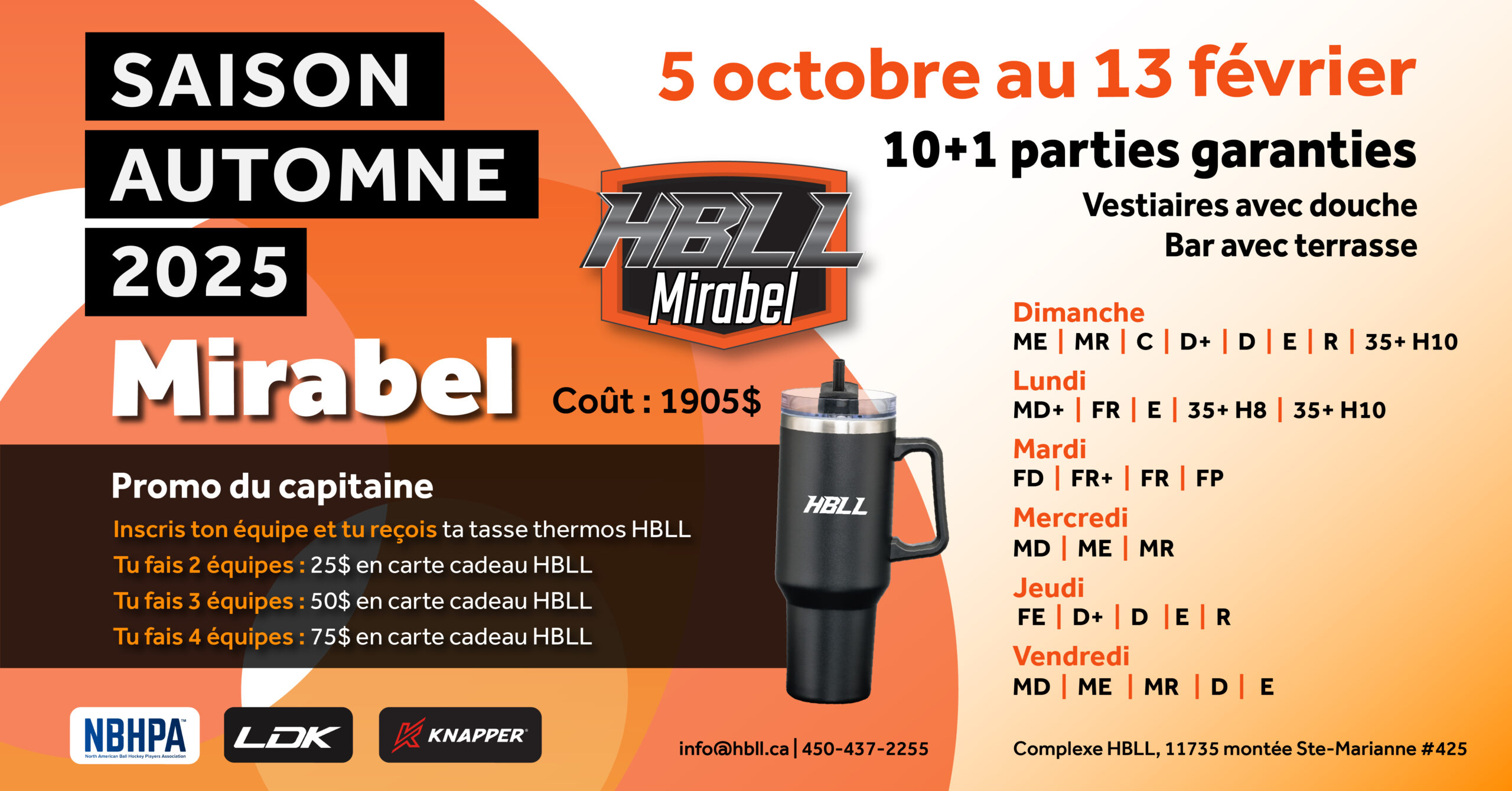 Automne mirabel 2025